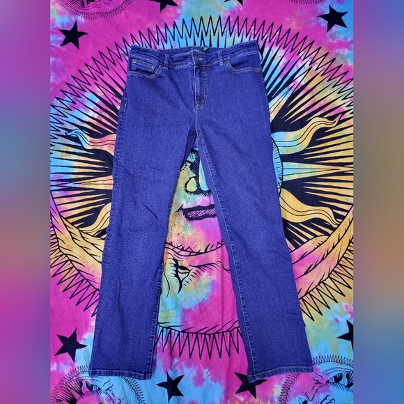 Lauren Ralph Lauren Dark Wash Jeans - Picture 2 of 5